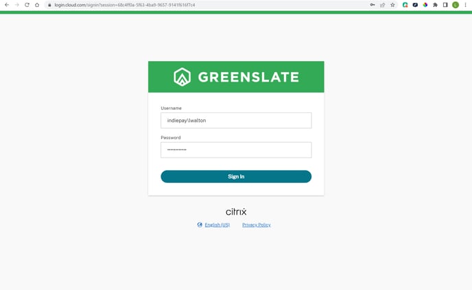 Green Slate Login