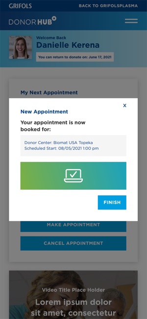 Grifols Biomat Appointment Login