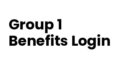 Group 1 Benefits Login