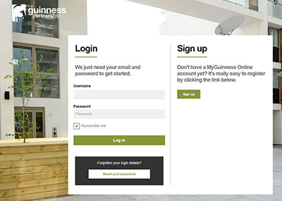 Guinness Housing Login