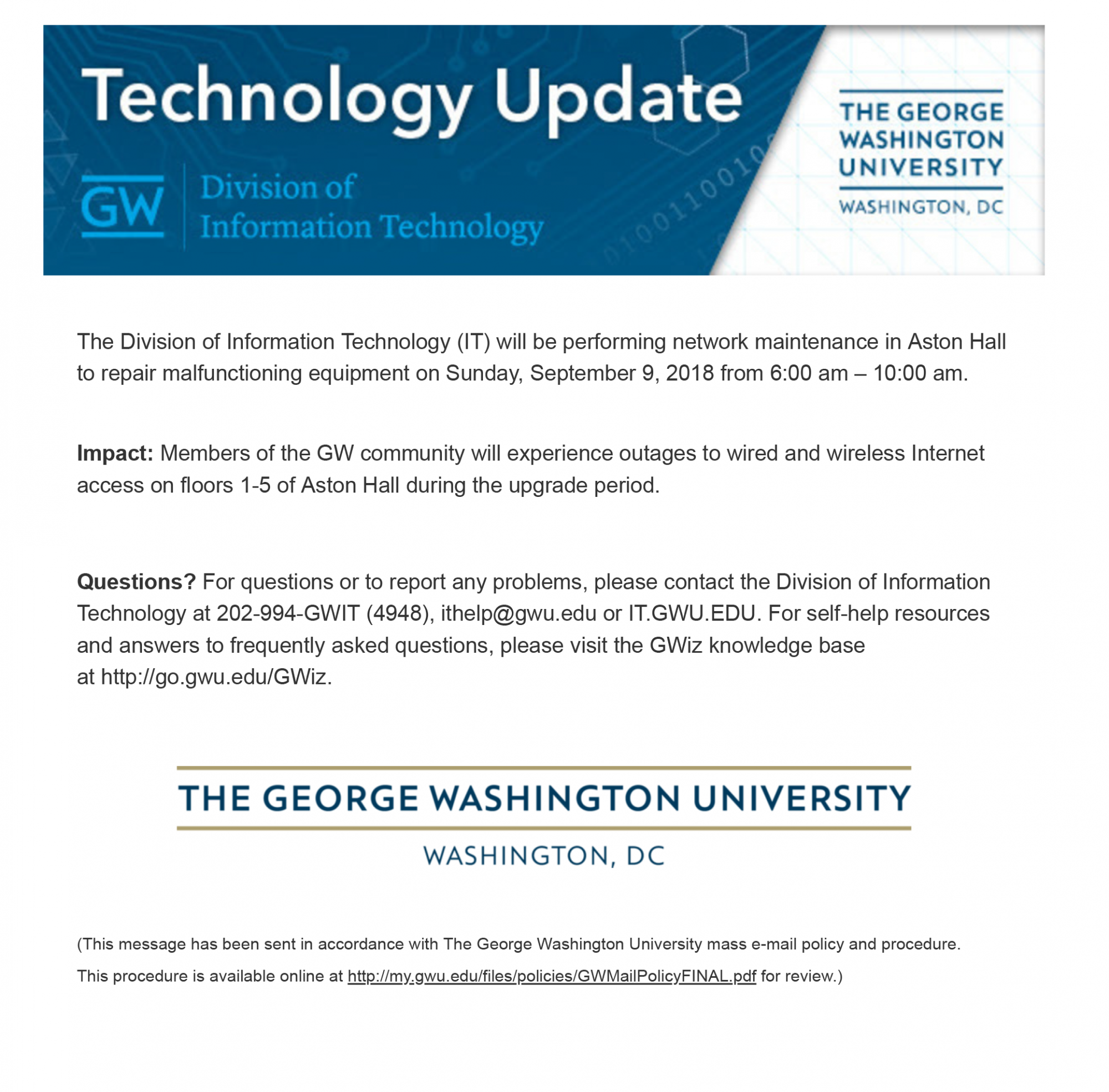 Gwu Login Email