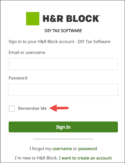 H+R Block Login