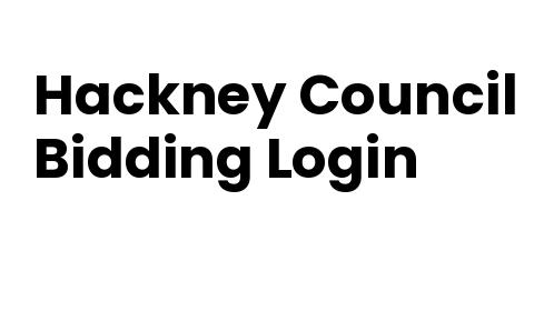 Hackney Bidding Login