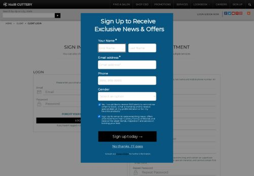 Hair Cuttery Login