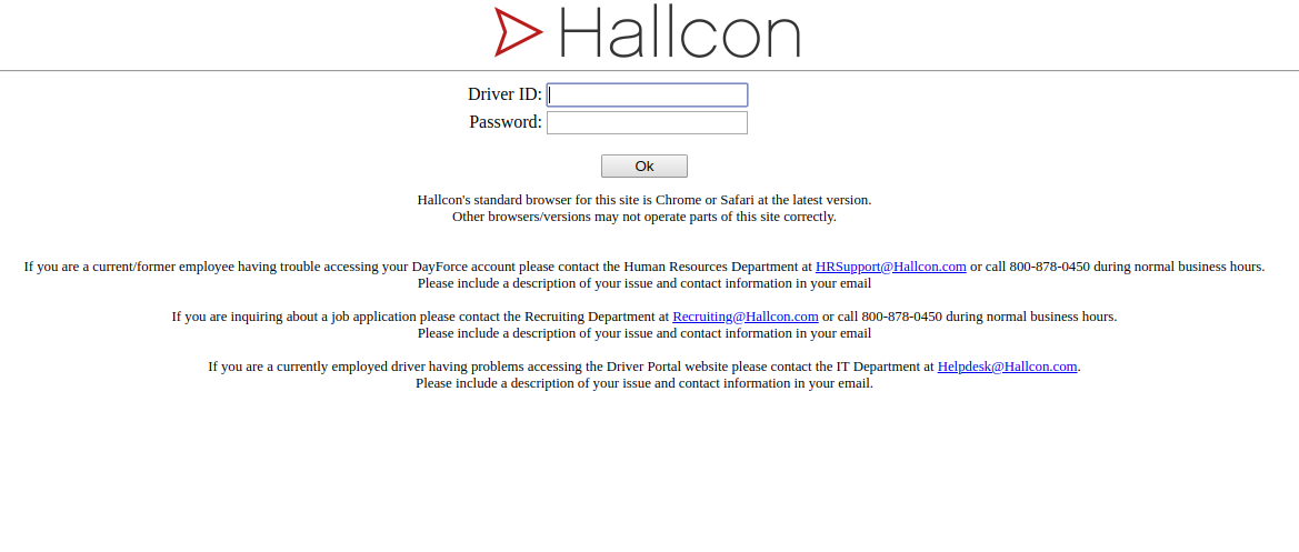 Hallcon Dayforce Login