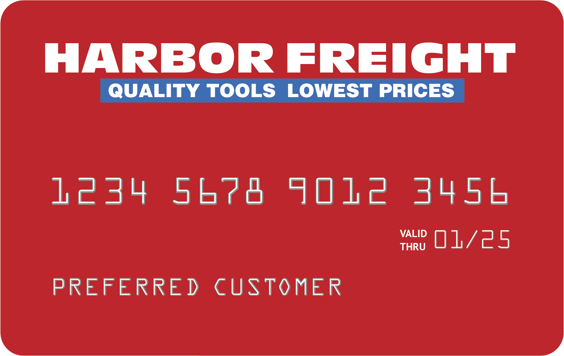 Harbor Freight Login Credit Card