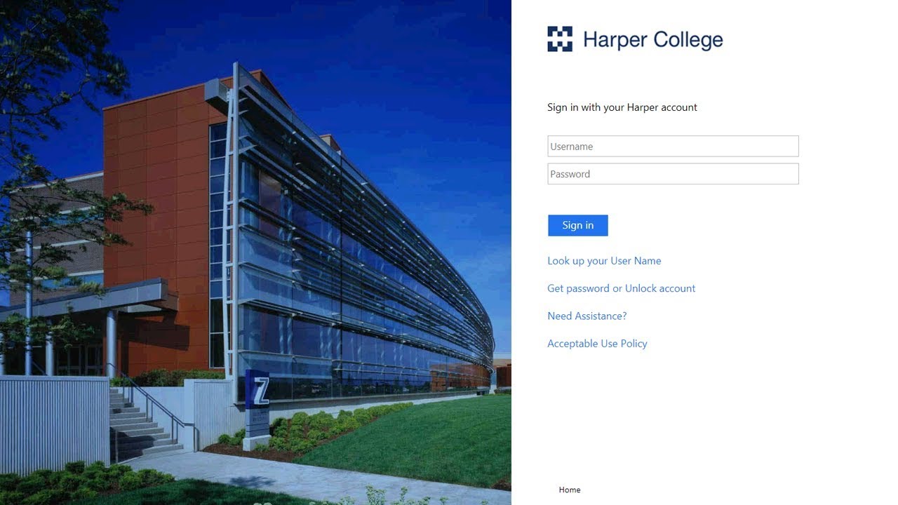 Harper College Login