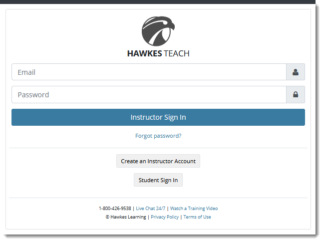 Hawkes Instructor Login