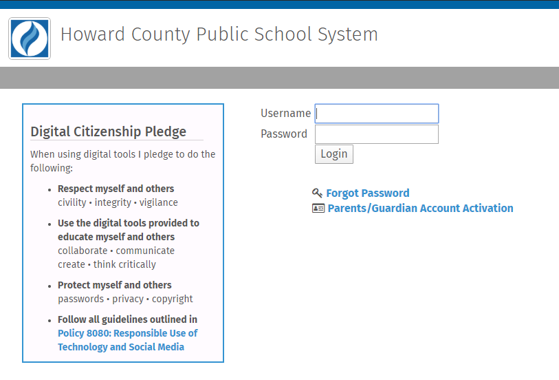 Hcpss Login