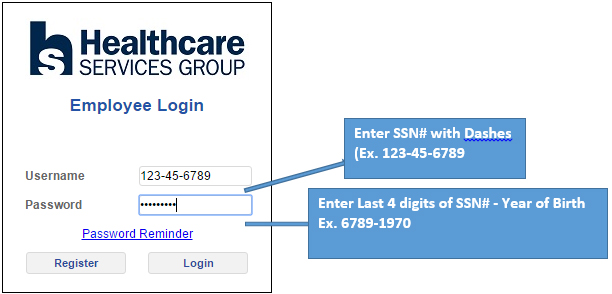 Health Care Service Group Login