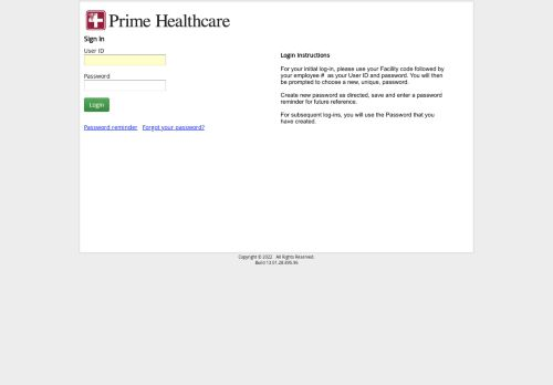 Healthstream Login Prime