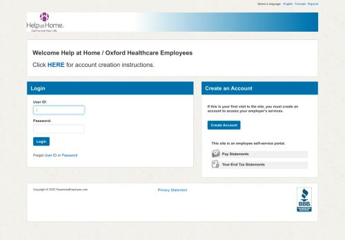 Help At Home Paperless Employee Login