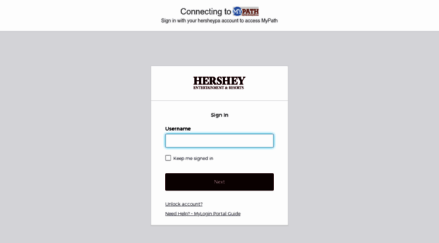 Hershey Mypath Login