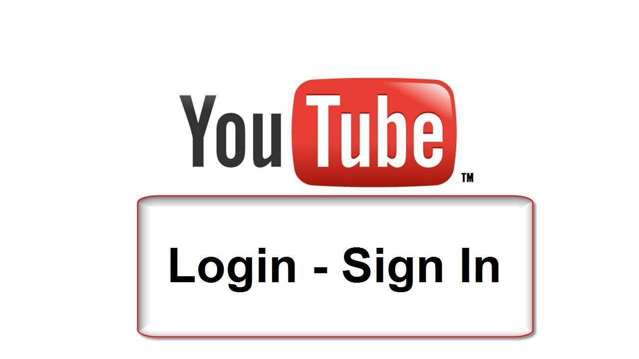 youtube login