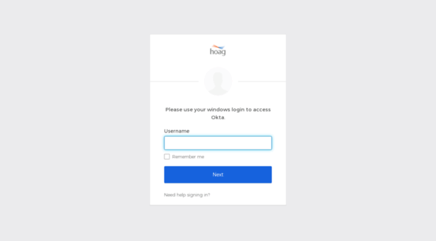 Hoag Okta Login