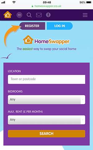 Home Swapper Login