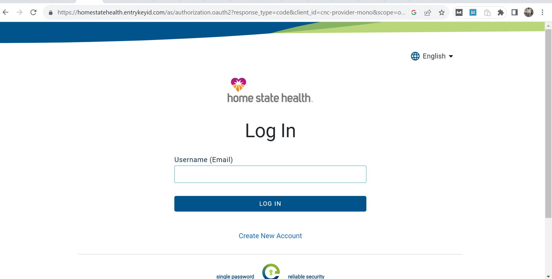 Homestate Provider Login