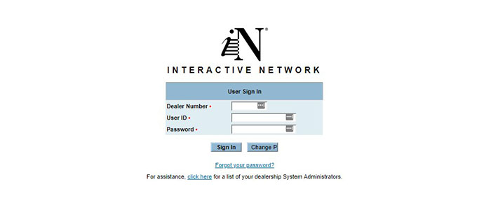 Honda Interactive Login