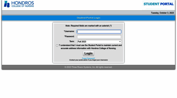 Hondros Student Portal Login