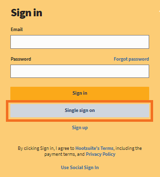 Hootsuite Login Page