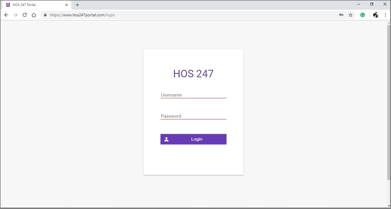 Hos247 Login