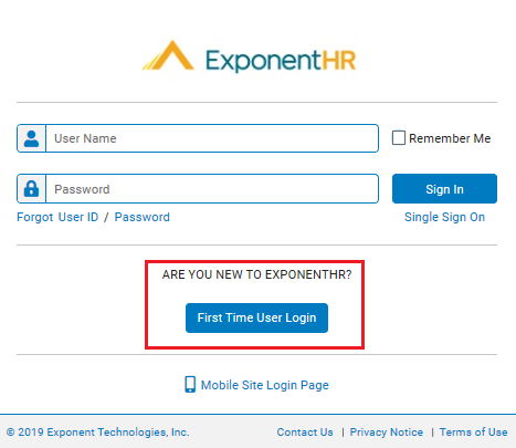 Hr Exponent Login