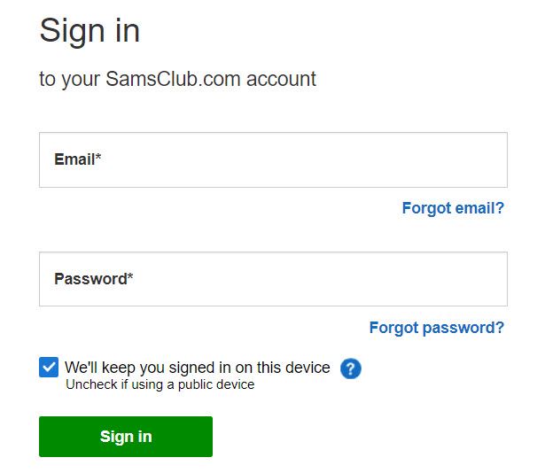 Https Www Samsclub Com Login