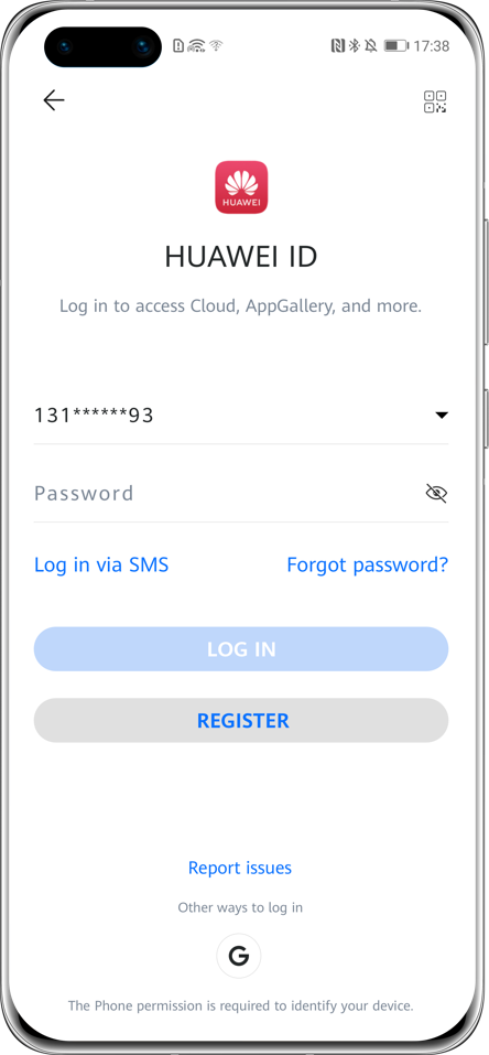 Huawei Login Id