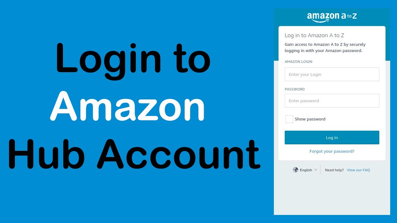 Hub Amazon Login