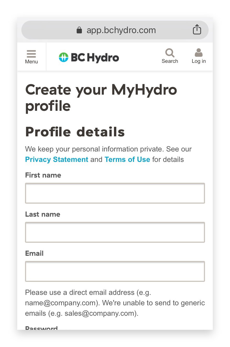 Hydro Bc Login