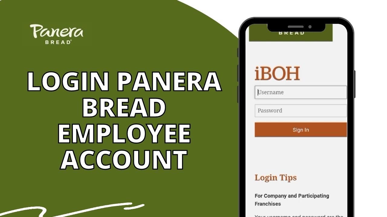 Iboh Panera Bread Login