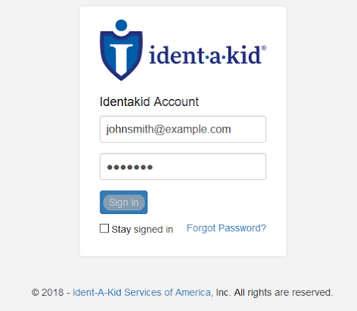 Identakid Login