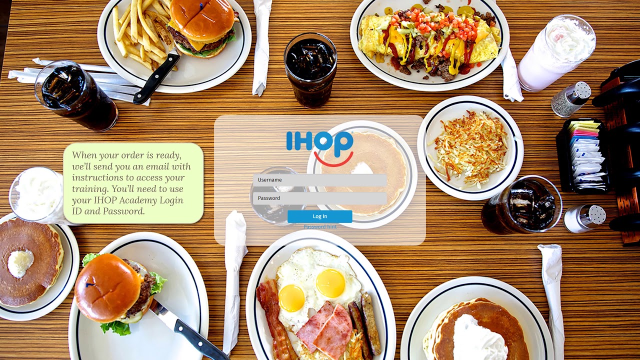 Ihop Academy Login