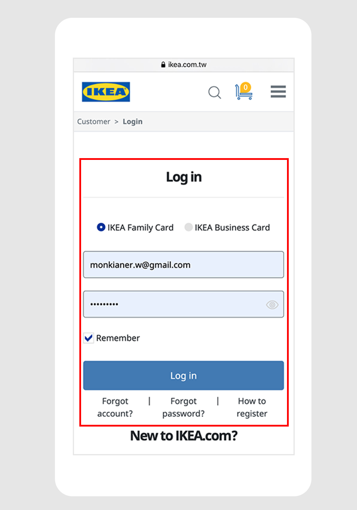 Ikea Account Login