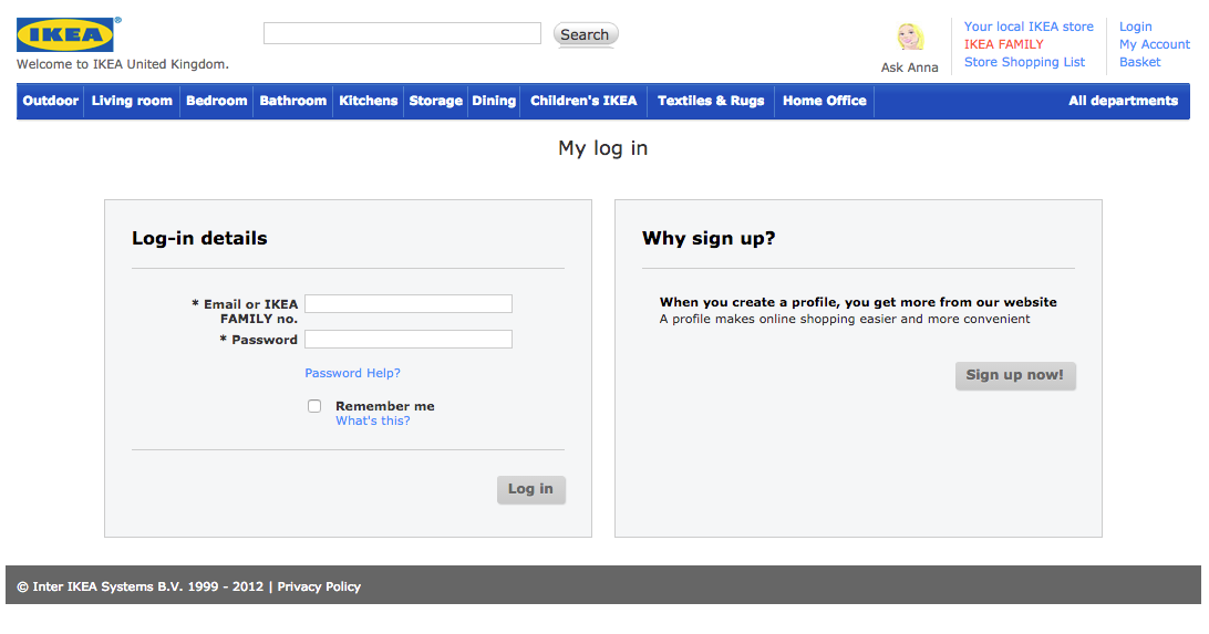 Ikea Email Login