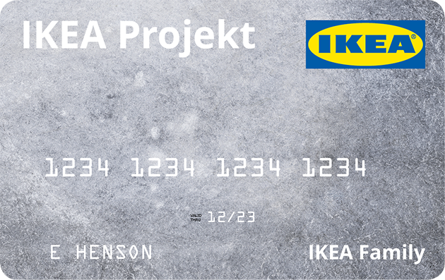 Ikea Project Card Login