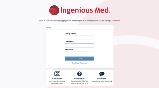 Im Bills Ingenious Med Login