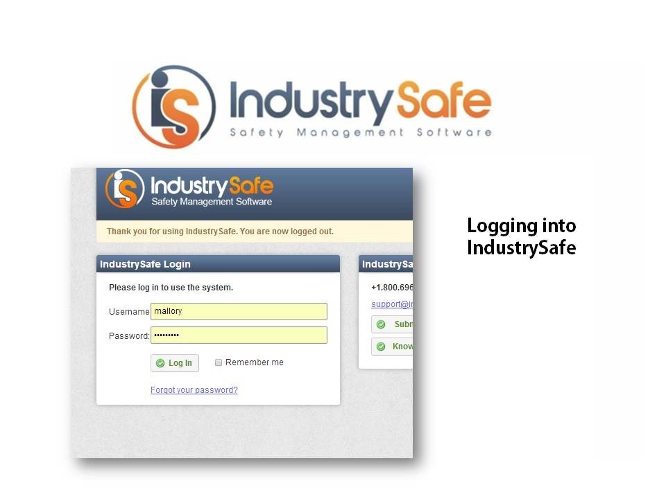 Industrysafe Login