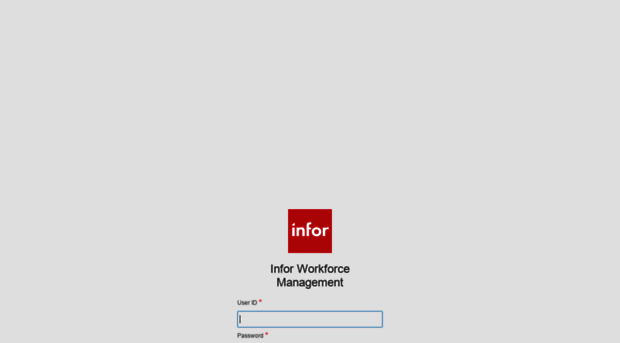 Infor Workforce Login