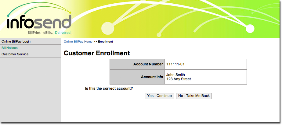 Infosend Login