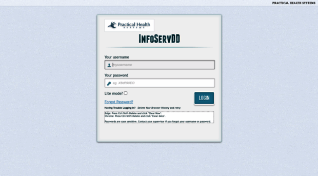 Infoservdd Login