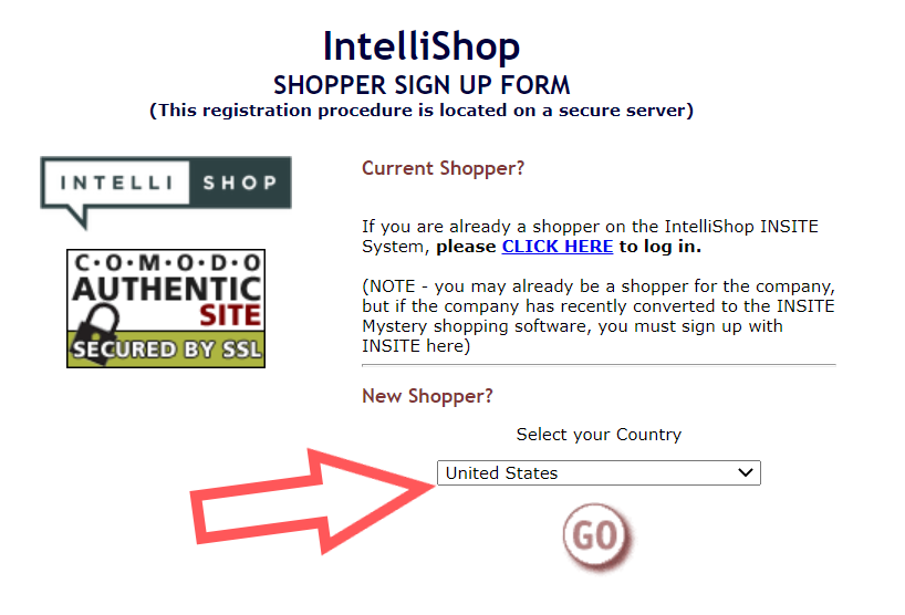 Intellishop Mystery Shopper Login