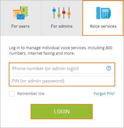 Intermedia Admin Login