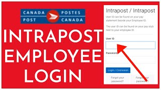 Intrapost Canada Post Login