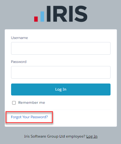 Iris Employee Login