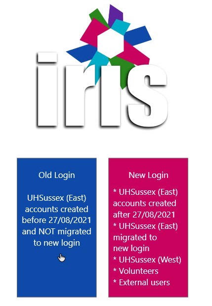 Iris Nhs Login