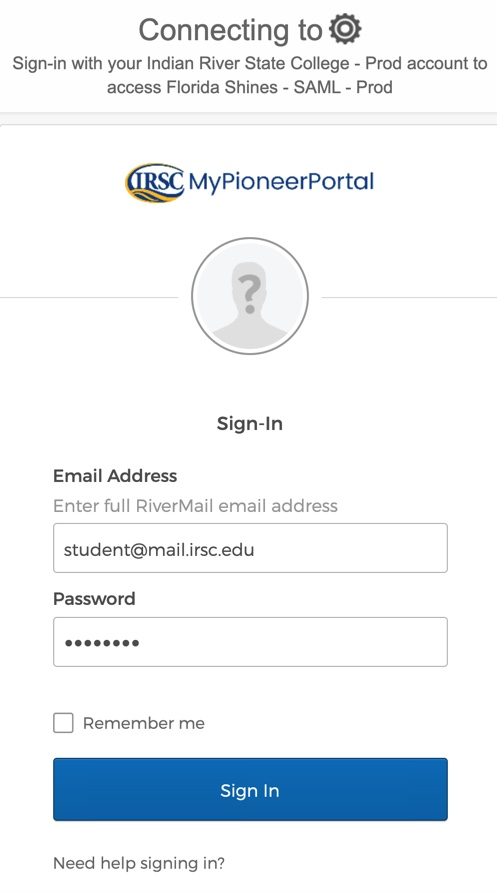 Irsc Edu Login