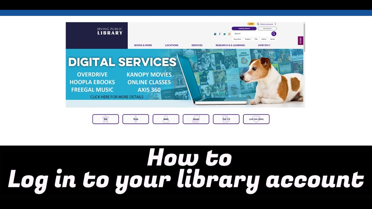 Irving Library Login