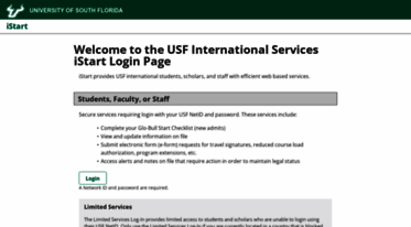 Istart Usf Login