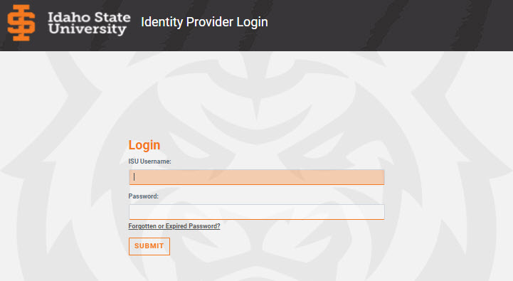 Isu Login Portal